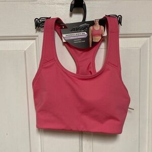 Avia Pink Racerback Sports Bra - Medium Support
